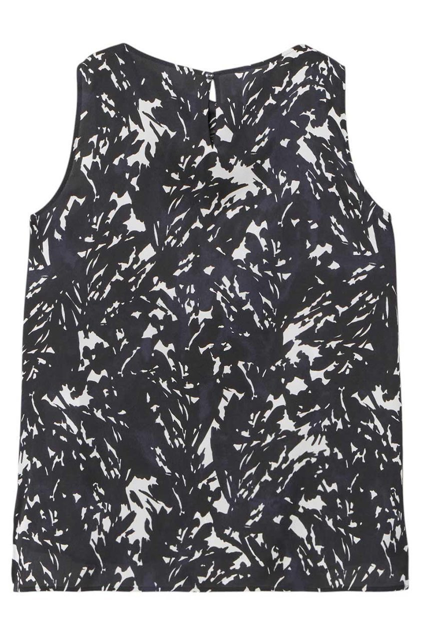 【アナイ/ANAYI】のShade Of Night プリントドレープ ブラウス 人気、トレンドファッション・服の通販 founy(ファニー) 　ファッション　Fashion　レディースファッション　WOMEN　トップス・カットソー　Tops/Tshirt　キャミソール / ノースリーブ　No Sleeves　シャツ/ブラウス　Shirts/Blouses　おすすめ　Recommend　サテン　Satin　セットアップ　Set Up　デコルテ　Decolletage　ドレープ　Drape　ノースリーブ　No Sleeve　エレガント 上品　Elegant　NEW・新作・新着・新入荷　New Arrivals　other-2|ID: prp329100004513443 ipo3291000000031887320