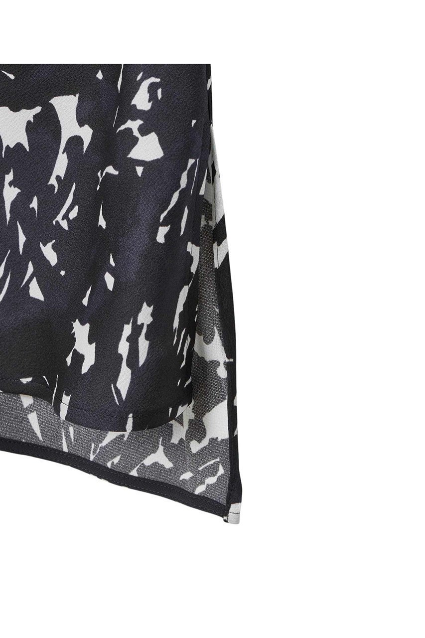 【アナイ/ANAYI】のShade Of Night プリントドレープ ブラウス 人気、トレンドファッション・服の通販 founy(ファニー) 　ファッション　Fashion　レディースファッション　Fashion for Women　トップス・カットソー　Cut & Sew Tops　キャミソール&ノースリーブ　Camisoles & Sleeveless Tops　シャツ・ブラウス・オフィスカジュアル　Elegant Blouses & Button-Ups　おすすめ　Recommended / Our Picks　サテン　Satin, Glossy Fabric　セットアップ　Set-Up, Coordinated Outfit　デコルテ　Décolleté, Neckline　ドレープ　Drape, Draping Fabric　ノースリーブ　Sleeveless, No-Sleeve　エレガント 上品　Elegant　other-6|ID: prp329100004513443 ipo3291000000035639717