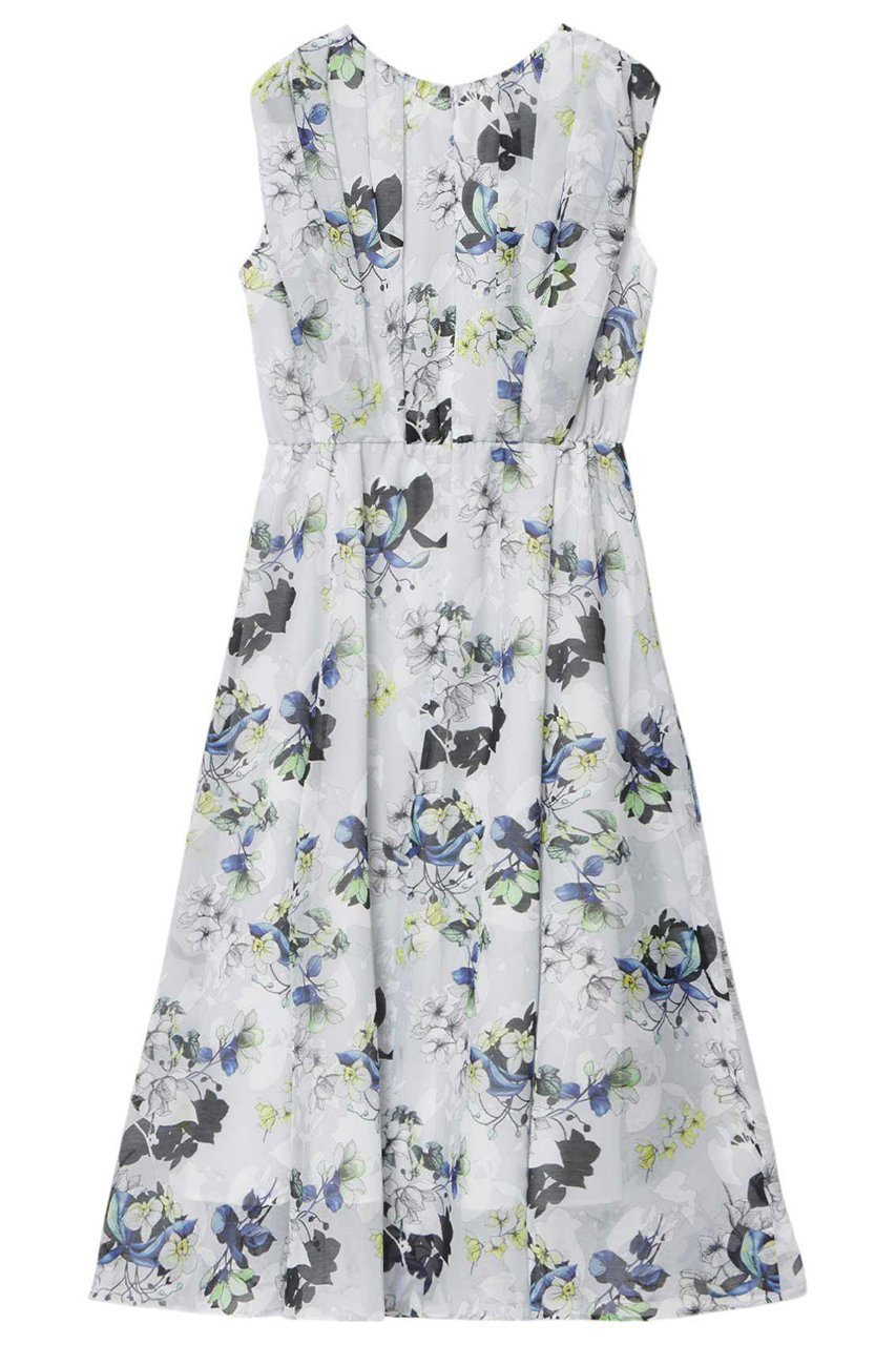 【アナイ/ANAYI】のbouquet プリントランダムタック ワンピース 人気、トレンドファッション・服の通販 founy(ファニー) 　ファッション　Fashion　レディースファッション　Fashion for Women　ワンピース　Dresses　チュニック　Tunic Tops & Dresses　エアリー　Airy Texture　エレガント 上品　Elegant　ギャザー　Gathered, Ruffled　クラシカル　Classical, Vintage-Inspired　シアー　Sheer, See-Through　チュニック　Tunic, Long Top　モダン　Modern, Contemporary　モチーフ　Motif, Design Theme　ランダム　Random, Irregular　リアル　Real, Realistic　ロング　Long, Long-Length　other-2|ID: prp329100004513444 ipo3291000000035652942