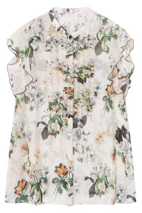 【アナイ/ANAYI】のbouquet プリントミニフリルブラウス 人気、トレンドファッション・服の通販 founy(ファニー) ファッション Fashion レディースファッション WOMEN トップス・カットソー Tops/Tshirt シャツ/ブラウス Shirts/Blouses おすすめ Recommend エアリー Airy ギャザー Gather クラシカル Classical シアー Sheer ショート Short スリーブ Sleeve フリル Frills モダン Modern モチーフ Motif ラッフル Raffle リアル Real NEW・新作・新着・新入荷 New Arrivals |ID:prp329100004513446