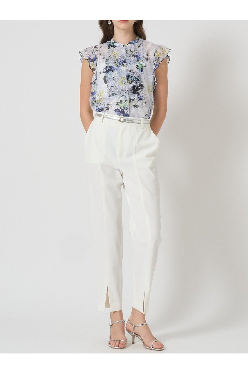 【アナイ/ANAYI】のbouquet プリントミニフリルブラウス 人気、トレンドファッション・服の通販 founy(ファニー) 　ファッション　Fashion　レディースファッション　WOMEN　トップス・カットソー　Tops/Tshirt　シャツ/ブラウス　Shirts/Blouses　おすすめ　Recommend　エアリー　Airy　ギャザー　Gather　クラシカル　Classical　シアー　Sheer　ショート　Short　スリーブ　Sleeve　フリル　Frills　モダン　Modern　モチーフ　Motif　ラッフル　Raffle　リアル　Real　NEW・新作・新着・新入荷　New Arrivals　other-8|ID: prp329100004513446 ipo3291000000031887356