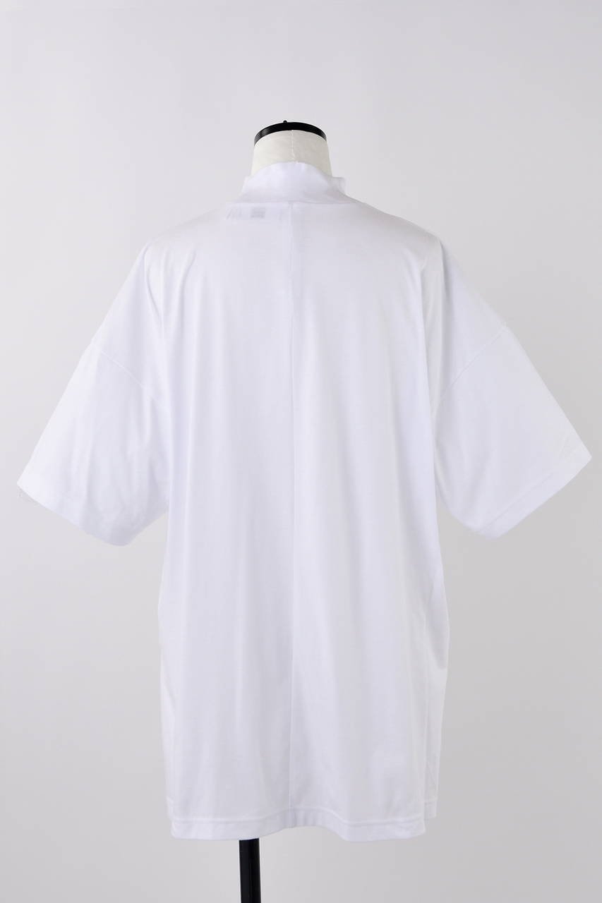 【ナゴンスタンス/nagonstans】のソフト天竺 Stand loose T-SH/Tシャツ 人気、トレンドファッション・服の通販 founy(ファニー) 　ファッション　Fashion　レディースファッション　Fashion for Women　トップス・カットソー　Cut & Sew Tops　シャツ・ブラウス・オフィスカジュアル　Elegant Blouses & Button-Ups　ロングTシャツ・Tシャツ　Longline T-Shirts & Tees　カットソー・ベーシックTシャツ　Cut-and-Sewn Tops / Stretch Tees & Basics　ショート　Short, Short Length　スタンド　Stand Collar, Upright Stand　スリーブ　Sleeve, Long Sleeve / Short Sleeve　ベーシック　Basic, Essential　エレガント 上品　Elegant　other-3|ID: prp329100004513448 ipo3291000000032843996