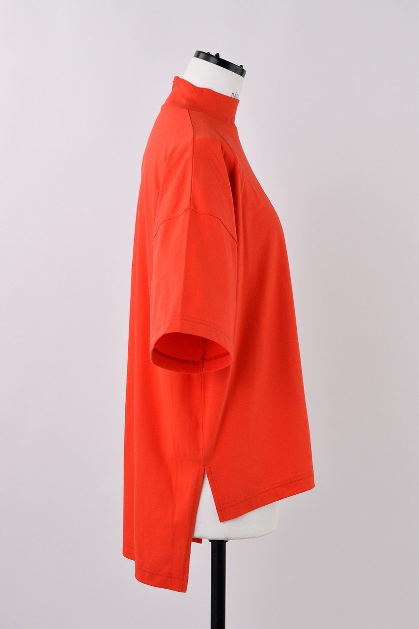 【ナゴンスタンス/nagonstans】のソフト天竺 Stand loose T-SH/Tシャツ 人気、トレンドファッション・服の通販 founy(ファニー) 　ファッション　Fashion　レディースファッション　Fashion for Women　トップス・カットソー　Cut & Sew Tops　シャツ・ブラウス・オフィスカジュアル　Elegant Blouses & Button-Ups　ロングTシャツ・Tシャツ　Longline T-Shirts & Tees　カットソー・ベーシックTシャツ　Cut-and-Sewn Tops / Stretch Tees & Basics　ショート　Short, Short Length　スタンド　Stand Collar, Upright Stand　スリーブ　Sleeve, Long Sleeve / Short Sleeve　ベーシック　Basic, Essential　エレガント 上品　Elegant　other-4|ID: prp329100004513448 ipo3291000000035809872