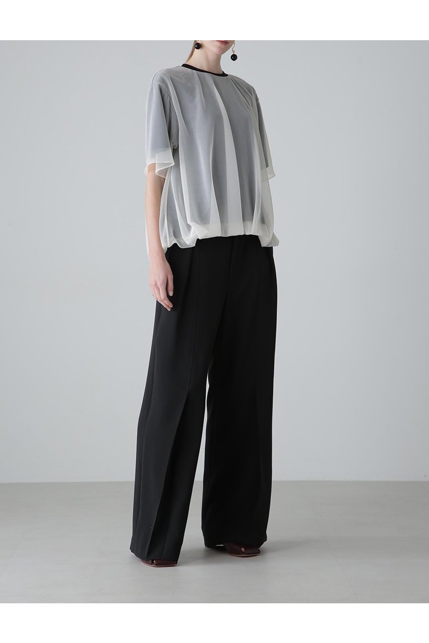 【アドーア/ADORE】のシアーレイヤードジャージーカットソー 人気、トレンドファッション・服の通販 founy(ファニー) 　ファッション　Fashion　レディースファッション　Ladies' Fashion Online　トップス・カットソー　Tops/Tshirt　シャツ/ブラウス　Shirts/Blouses　ロング / Tシャツ　T-Shirts　カットソー　Cut and Sewn　ギャザー　Gather　シアー　Sheer　ショート　Short　ジャージ　Jersey　スリーブ　Sleeve　ブラウジング　Browsing　other-3|ID: prp329100004513450 ipo3291000000031901837