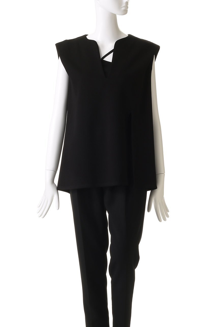 【マノフ/MANOF】のKEY NECK CUT TOPS/カットソー 人気、トレンドファッション・服の通販 founy(ファニー) 　ファッション　Fashion　レディースファッション　WOMEN　トップス・カットソー　Tops/Tshirt　キャミソール / ノースリーブ　No Sleeves　シャツ/ブラウス　Shirts/Blouses　ロング / Tシャツ　T-Shirts　カットソー　Cut and Sewn　アシンメトリー　Asymmetry　カットソー　Cut And Sew　キャミソール　Camisole　シンプル　Simple　スタイリッシュ　Stylish　タンク　Tank　ノースリーブ　No Sleeve　夏　Summer　NEW・新作・新着・新入荷　New Arrivals　春　Spring　S/S・春夏　Ss・Spring/Summer　other-2|ID: prp329100004513451 ipo3291000000031887398