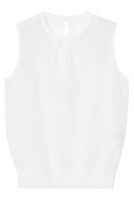 【アナイ/ANAYI】のシアー天竺ギャザー プルオーバー 人気、トレンドファッション・服の通販 founy(ファニー) ファッション Fashion レディースファッション Fashion for Women トップス・カットソー Cut & Sew Tops ニット Knit Tops & Sweaters カジュアルプルオーバー・ニットトップス Pullovers & Knit Tops / Casual Pullovers おすすめ Recommended / Our Picks アンサンブル Ensemble Set イタリア Italy カーディガン Cardigan, Knitwear ギャザー Gathered, Ruffled シアー Sheer, See-Through 夏 Summer |ID:prp329100004513462