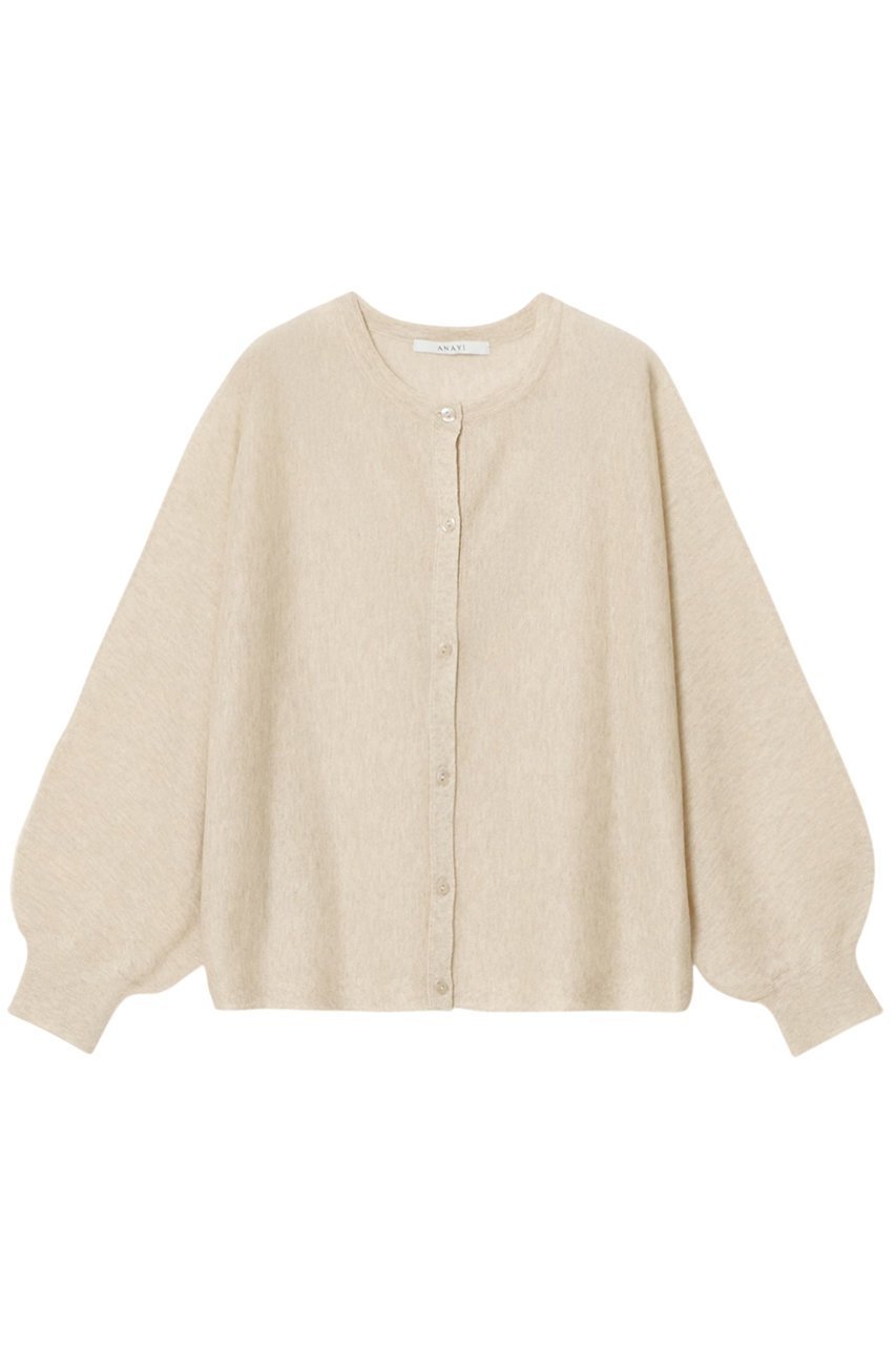 【アナイ/ANAYI】のシアー天竺ドルマン カーディガン インテリア・キッズ・メンズ・レディースファッション・服の通販 founy(ファニー) 　ファッション　Fashion　レディースファッション　Ladies' Fashion Online　トップス・カットソー　Tops/Tshirt　ニット　Knit Tops　カーディガン　Cardigans　おすすめ　Recommend　アンサンブル　Ensemble　イタリア　Italy　カーディガン　Cardigan　ギャザー　Gather　シアー　Sheer　ショート　Short　トレンド　Trend　再入荷　Restock/Back In Stock/Re Arrival　ベージュ|ID: prp329100004513463 ipo3291000000032377332