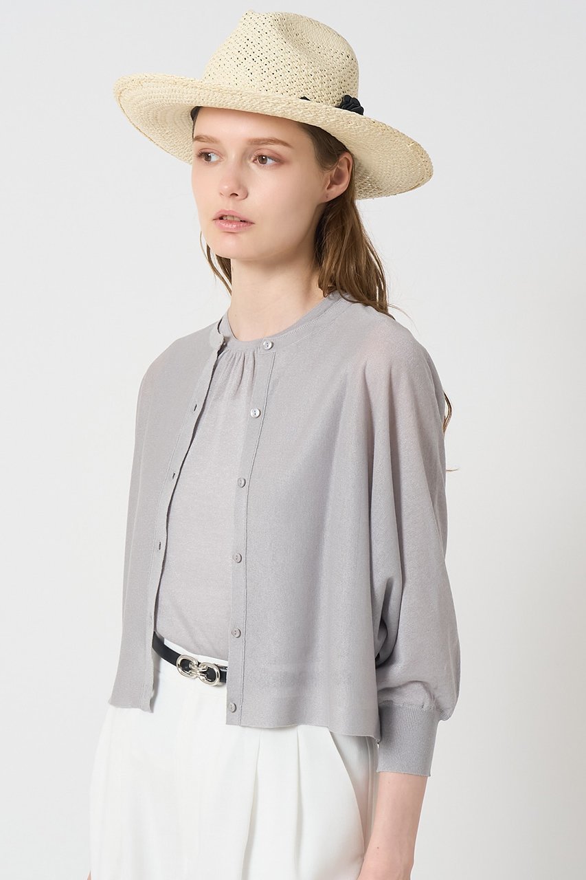 【アナイ/ANAYI】のシアー天竺ドルマン カーディガン 人気、トレンドファッション・服の通販 founy(ファニー) 　ファッション　Fashion　レディースファッション　Fashion for Women　トップス・カットソー　Cut & Sew Tops　ニット　Knit Tops & Sweaters　カーディガン・羽織り　Layered Style Cardigans　おすすめ　Recommended / Our Picks　アンサンブル　Ensemble Set　イタリア　Italy　カーディガン　Cardigan, Knitwear　ギャザー　Gathered, Ruffled　シアー　Sheer, See-Through　ショート　Short, Short Length　トレンド　Trend, Trending Now　other-6|ID: prp329100004513463 ipo3291000000032811022