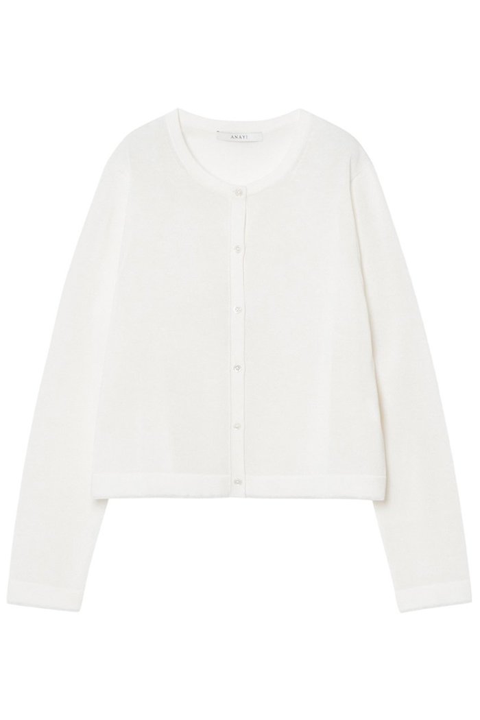 【アナイ/ANAYI】のシアーラインクルーネック カーディガン インテリア・キッズ・メンズ・レディースファッション・服の通販 founy(ファニー) https://founy.com/ ファッション Fashion レディースファッション Fashion for Women トップス・カットソー Cut & Sew Tops ニット Knit Tops & Sweaters カーディガン・羽織り Layered Style Cardigans カーディガン Cardigan, Knitwear シアー Sheer, See-Through シンプル Simple, Minimal 夏 Summer 定番 Standard, Basic Item 春 Spring S/S・春夏 SS, Spring/Summer, Warm Season |ID: prp329100004513464 ipo3291000000032811024