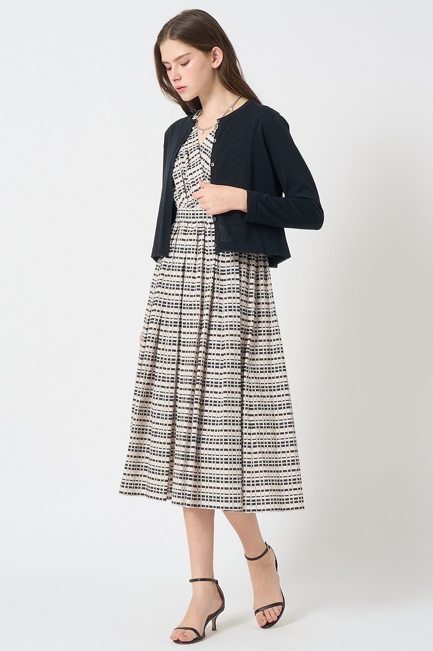 【アナイ/ANAYI】のシアーラインクルーネック カーディガン 人気、トレンドファッション・服の通販 founy(ファニー) 　ファッション　Fashion　レディースファッション　Fashion for Women　トップス・カットソー　Cut & Sew Tops　ニット　Knit Tops & Sweaters　カーディガン・羽織り　Layered Style Cardigans　カーディガン　Cardigan, Knitwear　シアー　Sheer, See-Through　シンプル　Simple, Minimal　夏　Summer　定番　Standard, Basic Item　春　Spring　S/S・春夏　SS, Spring/Summer, Warm Season　other-7|ID: prp329100004513464 ipo3291000000032811033
