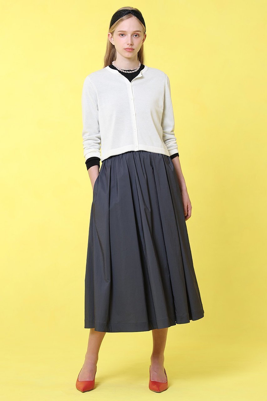 【アナイ/ANAYI】のシアーラインクルーネック カーディガン 人気、トレンドファッション・服の通販 founy(ファニー) 　ファッション　Fashion　レディースファッション　Fashion for Women　トップス・カットソー　Cut & Sew Tops　ニット　Knit Tops & Sweaters　カーディガン・羽織り　Layered Style Cardigans　カーディガン　Cardigan, Knitwear　シアー　Sheer, See-Through　シンプル　Simple, Minimal　夏　Summer　定番　Standard, Basic Item　春　Spring　S/S・春夏　SS, Spring/Summer, Warm Season　other-4|ID: prp329100004513464 ipo3291000000034971066