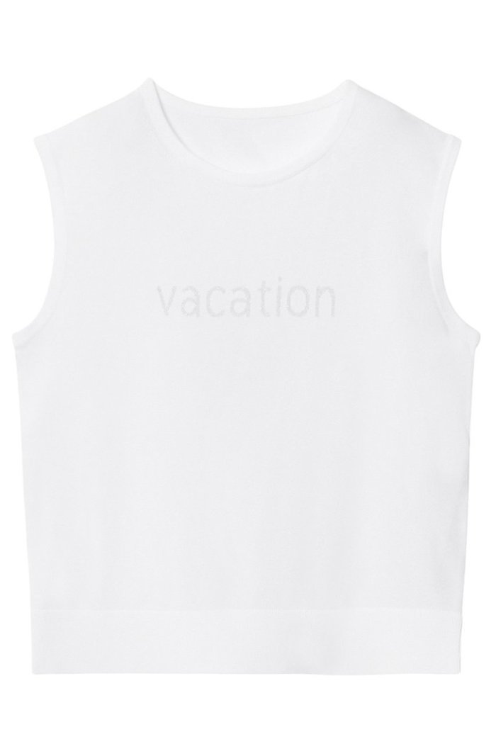 【アナイ/ANAYI】のVACATION ロゴ プルオーバー インテリア・キッズ・メンズ・レディースファッション・服の通販 founy(ファニー) https://founy.com/ ファッション Fashion レディースファッション WOMEN トップス・カットソー Tops/Tshirt ニット Knit Tops プルオーバー Pullover インナー Inner スリーブ Sleeve 夏 Summer NEW・新作・新着・新入荷 New Arrivals |ID: prp329100004513466 ipo3291000000031887525