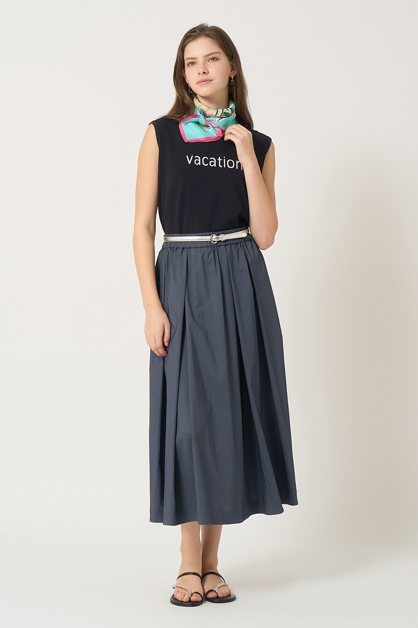 【アナイ/ANAYI】のVACATION ロゴ プルオーバー 人気、トレンドファッション・服の通販 founy(ファニー) 　ファッション　Fashion　レディースファッション　Ladies' Fashion Online　トップス・カットソー　Tops/Tshirt　ニット　Knit Tops　プルオーバー　Pullover　インナー　Inner　スリーブ　Sleeve　夏　Summer　other-8|ID: prp329100004513466 ipo3291000000032184571
