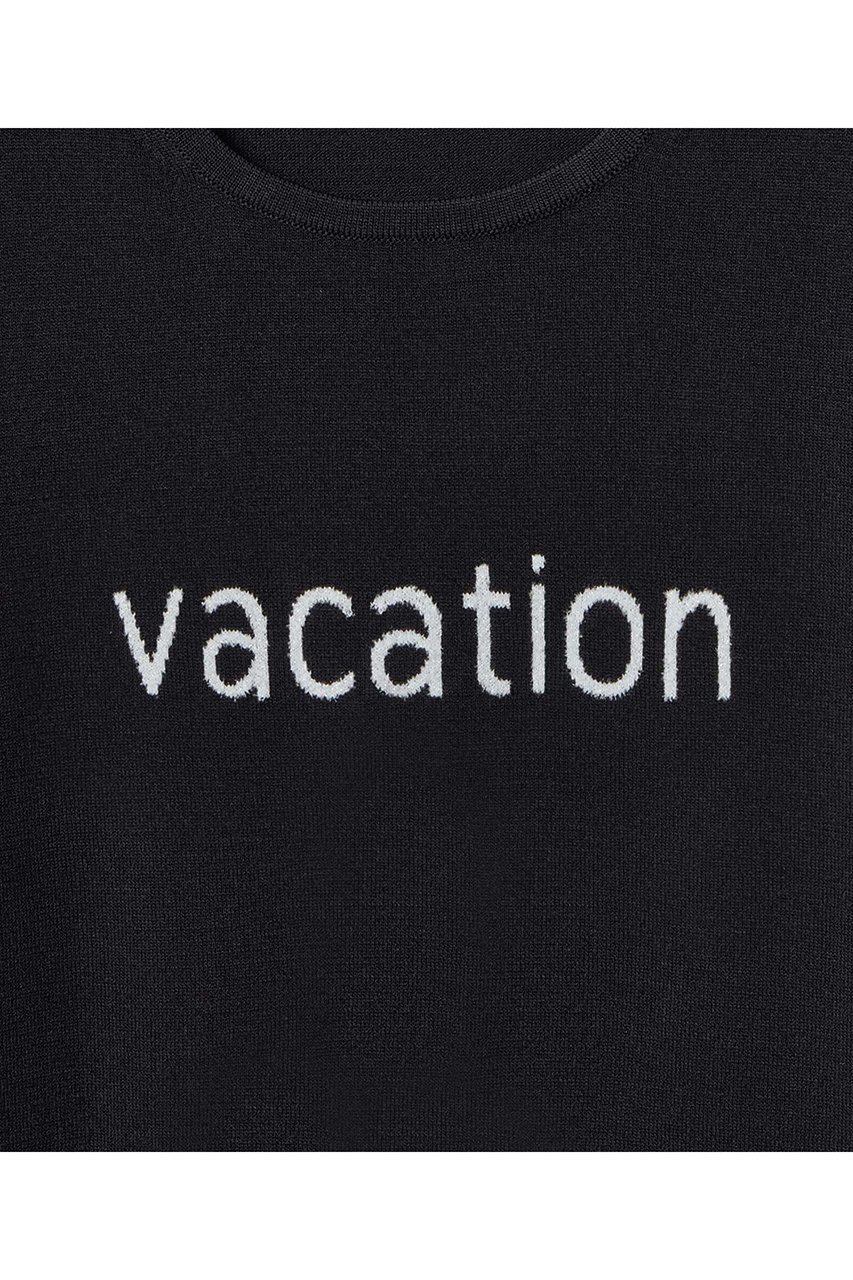 【アナイ/ANAYI】のVACATION ロゴ プルオーバー 人気、トレンドファッション・服の通販 founy(ファニー) 　ファッション　Fashion　レディースファッション　Fashion for Women　トップス・カットソー　Cut & Sew Tops　ニット　Knit Tops & Sweaters　カジュアルプルオーバー・ニットトップス　Pullovers & Knit Tops / Casual Pullovers　インナー　Innerwear　スリーブ　Sleeve, Long Sleeve / Short Sleeve　夏　Summer　other-4|ID: prp329100004513466 ipo3291000000032811050