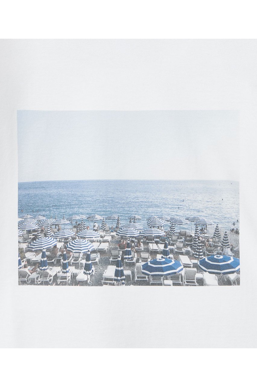 【アナイ/ANAYI】のコットン天竺プリントTシャツ 人気、トレンドファッション・服の通販 founy(ファニー) 　ファッション　Fashion　レディースファッション　Fashion for Women　トップス・カットソー　Cut & Sew Tops　シャツ・ブラウス・オフィスカジュアル　Elegant Blouses & Button-Ups　ロングTシャツ・Tシャツ　Longline T-Shirts & Tees　カットソー・ベーシックTシャツ　Cut-and-Sewn Tops / Stretch Tees & Basics　なめらか　Smooth, Silky Texture　イタリア　Italy　コレクション　Collection, Seasonal Line　ショート　Short, Short Length　スリーブ　Sleeve, Long Sleeve / Short Sleeve　ドロップ　Drop Shoulder, Dropped Style　フォルム　Silhouette, Form　プリント　Print, Printed Pattern　ボックス　Boxy, Box Shape　ボーダー　Border, Stripe　モノトーン　Monotone, Black and White　リラックス　Relax, Relaxed Fit　エレガント 上品　Elegant　other-4|ID: prp329100004513467 ipo3291000000032811060