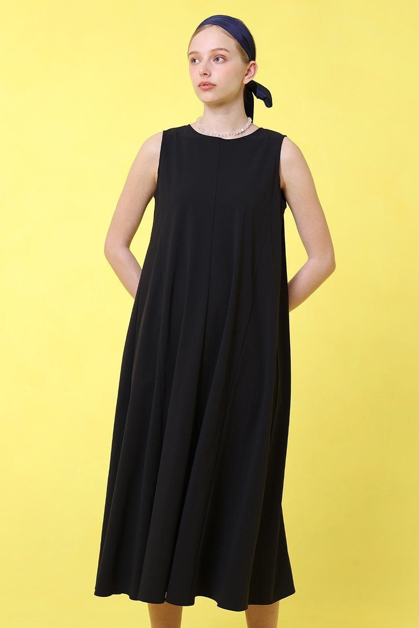 【アナイ/ANAYI】のナイロンジャージーフレア ワンピース 人気、トレンドファッション・服の通販 founy(ファニー) 　ファッション　Fashion　レディースファッション　Fashion for Women　ワンピース　Dresses　チュニック　Tunic Tops & Dresses　ストレッチ　Stretch, Stretchy Fabric　チュニック　Tunic, Long Top　フレア　Flare, Flared　マキシ　Maxi, Full Length　リゾート　Resort, Vacation Style　ロング　Long, Long-Length　夏　Summer　other-5|ID: prp329100004513468 ipo3291000000032858468
