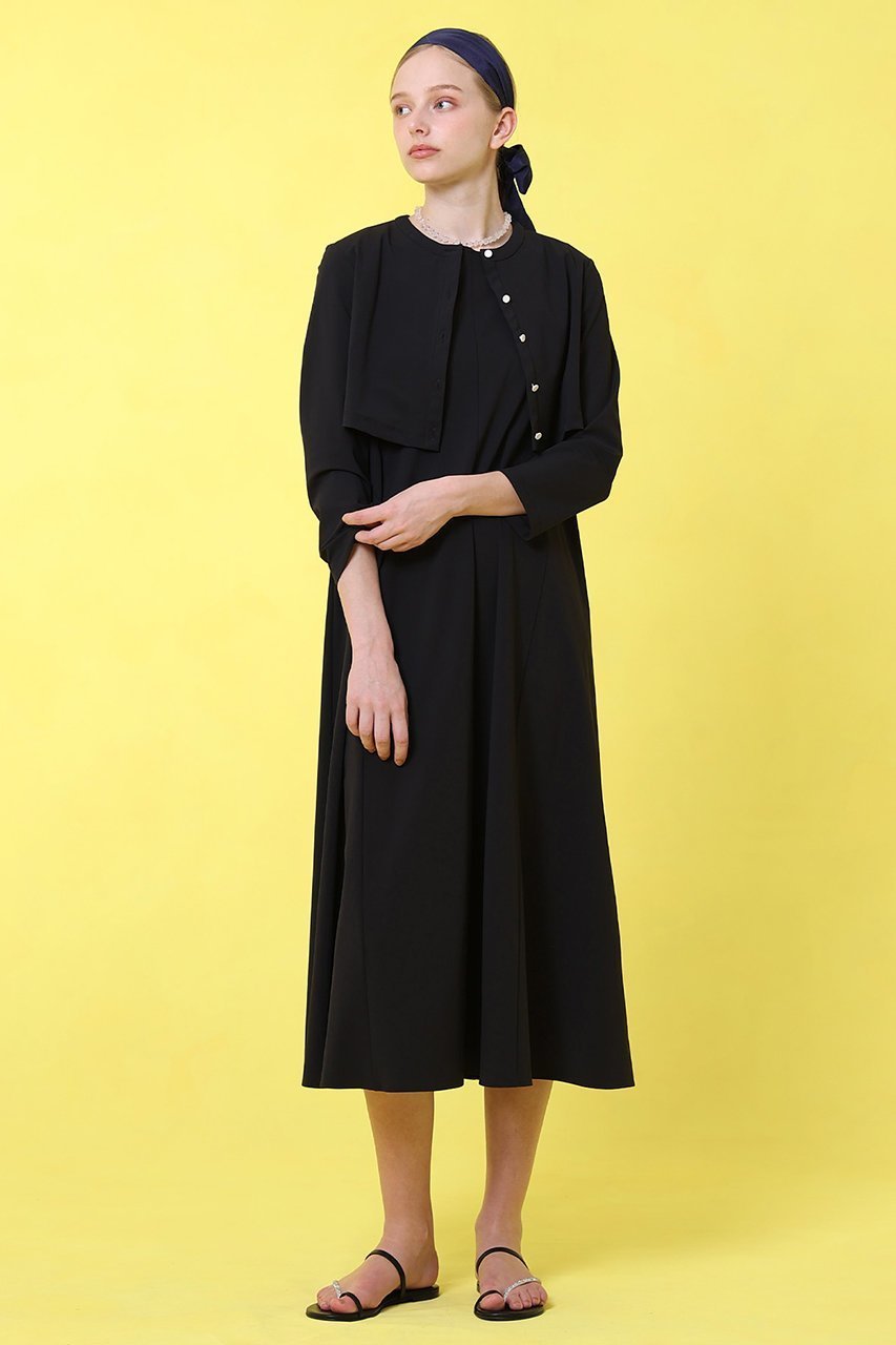 【アナイ/ANAYI】のナイロンジャージーフレア ワンピース 人気、トレンドファッション・服の通販 founy(ファニー) 　ファッション　Fashion　レディースファッション　Fashion for Women　ワンピース　Dresses　チュニック　Tunic Tops & Dresses　ストレッチ　Stretch, Stretchy Fabric　チュニック　Tunic, Long Top　フレア　Flare, Flared　マキシ　Maxi, Full Length　リゾート　Resort, Vacation Style　ロング　Long, Long-Length　夏　Summer　other-6|ID: prp329100004513468 ipo3291000000032858473