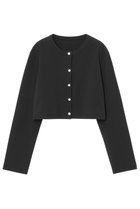 【アナイ/ANAYI】のナイロンジャージークロップド カーディガン 人気、トレンドファッション・服の通販 founy(ファニー) ファッション Fashion レディースファッション Fashion for Women トップス・カットソー Cut & Sew Tops カーディガン・羽織り Layered Style Cardigans シャツ・ブラウス・オフィスカジュアル Elegant Blouses & Button-Ups ロングTシャツ・Tシャツ Longline T-Shirts & Tees カットソー・ベーシックTシャツ Cut-and-Sewn Tops / Stretch Tees & Basics カーディガン Cardigan, Knitwear クロップド Cropped, Short Length ストレッチ Stretch, Stretchy Fabric リゾート Resort, Vacation Style 夏 Summer 水着 Swimsuit, Swimwear thumbnail ブラック|ID: prp329100004513469 ipo3291000000035847534