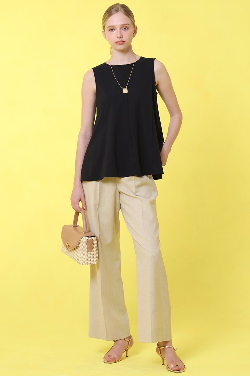 【アナイ/ANAYI】のナイロンジャージーノースリフレア プルオーバー 人気、トレンドファッション・服の通販 founy(ファニー) 　ファッション　Fashion　レディースファッション　Fashion for Women　トップス・カットソー　Cut & Sew Tops　キャミソール&ノースリーブ　Camisoles & Sleeveless Tops　シャツ・ブラウス・オフィスカジュアル　Elegant Blouses & Button-Ups　カジュアルプルオーバー・ニットトップス　Pullovers & Knit Tops / Casual Pullovers　ストレッチ　Stretch, Stretchy Fabric　ノースリーブ　Sleeveless, No-Sleeve　フレア　Flare, Flared　リゾート　Resort, Vacation Style　夏　Summer　other-6|ID: prp329100004513470 ipo3291000000032810783