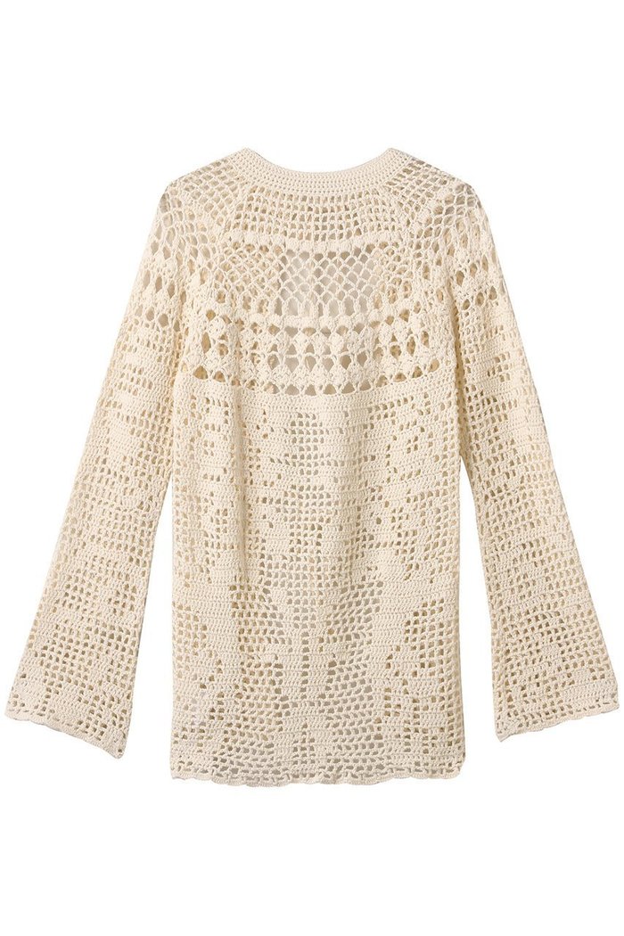 【クラネ/CLANE】のBACK OPEN CROCHET KNIT TOPS/ニット インテリア・キッズ・メンズ・レディースファッション・服の通販 founy(ファニー) https://founy.com/ ファッション Fashion レディースファッション WOMEN トップス・カットソー Tops/Tshirt ニット Knit Tops プルオーバー Pullover エレガント 上品 Elegant キャミソール Camisole クロシェ Crochet サロペット Overalls シアー Sheer スリーブ Sleeve ロング Long 夏 Summer NEW・新作・新着・新入荷 New Arrivals 春 Spring S/S・春夏 Ss・Spring/Summer |ID: prp329100004513472 ipo3291000000031887585