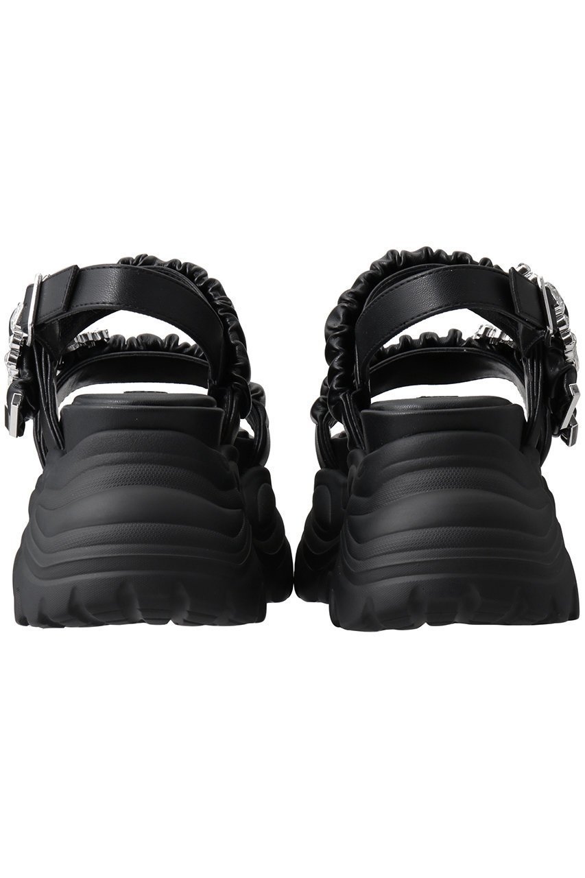 【スティーブマデン/STEVE MADDEN】のVOLTAIRE ビジューバックル厚底サンダル 人気、トレンドファッション・服の通販 founy(ファニー) 　ファッション　Fashion　レディースファッション　Fashion for Women　バッグ　Bags　ギャザー　Gathered, Ruffled　サンダル　Sandals, Summer Shoes　スタイリッシュ　Stylish, Fashionable　ソックス　Socks, Hosiery　ビジュー　Bijou, Jewel-like Accent　フェミニン　Feminine, Girly　リュクス　Luxury, Elegant, High-End, Chic　厚底　Platform Shoes　夏　Summer　春　Spring　S/S・春夏　SS, Spring/Summer, Warm Season　other-3|ID: prp329100004513474 ipo3291000000036114844