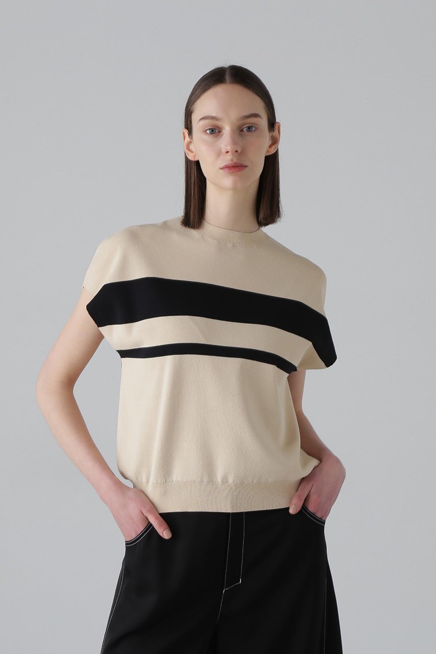 【アドーア/ADORE】のドライタッチアセテートニット 人気、トレンドファッション・服の通販 founy(ファニー) 　ファッション　Fashion　レディースファッション　Ladies' Fashion Online　トップス・カットソー　Tops/Tshirt　ニット　Knit Tops　プルオーバー　Pullover　シンプル　Simple　スリーブ　Sleeve　フォルム　Form　ボトム　Bottom　再入荷　Restock/Back In Stock/Re Arrival　夏　Summer　定番　Standard　春　Spring　S/S・春夏　Ss・Spring/Summer　other-2|ID: prp329100004513477 ipo3291000000032451208