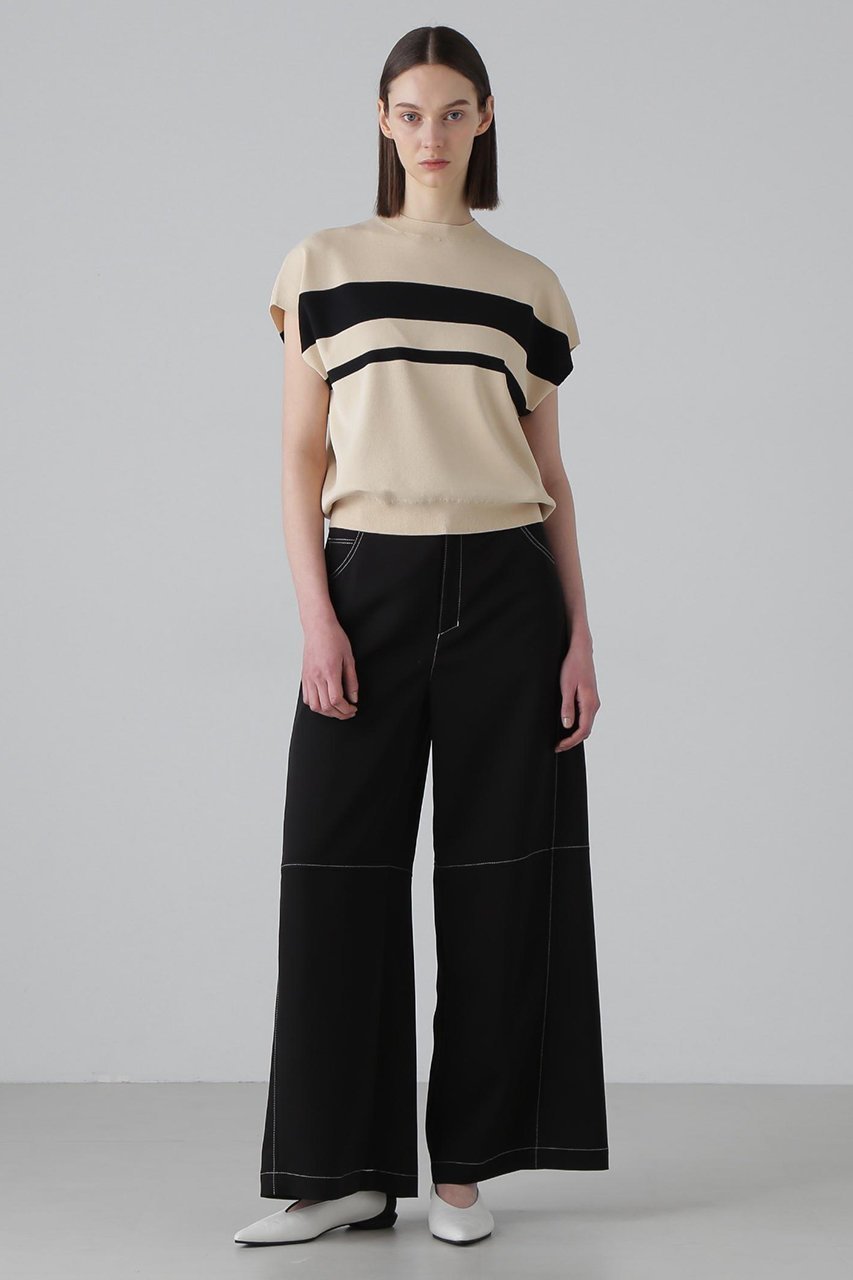 【アドーア/ADORE】のドライタッチアセテートニット 人気、トレンドファッション・服の通販 founy(ファニー) 　ファッション　Fashion　レディースファッション　Ladies' Fashion Online　トップス・カットソー　Tops/Tshirt　ニット　Knit Tops　プルオーバー　Pullover　シンプル　Simple　スリーブ　Sleeve　フォルム　Form　ボトム　Bottom　再入荷　Restock/Back In Stock/Re Arrival　夏　Summer　定番　Standard　春　Spring　S/S・春夏　Ss・Spring/Summer　other-3|ID: prp329100004513477 ipo3291000000032451210