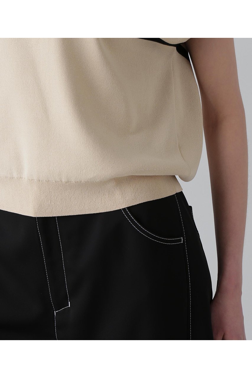 【アドーア/ADORE】のドライタッチアセテートニット 人気、トレンドファッション・服の通販 founy(ファニー) 　ファッション　Fashion　レディースファッション　Ladies' Fashion Online　トップス・カットソー　Tops/Tshirt　ニット　Knit Tops　プルオーバー　Pullover　シンプル　Simple　スリーブ　Sleeve　フォルム　Form　ボトム　Bottom　再入荷　Restock/Back In Stock/Re Arrival　夏　Summer　定番　Standard　春　Spring　S/S・春夏　Ss・Spring/Summer　other-8|ID: prp329100004513477 ipo3291000000032451218