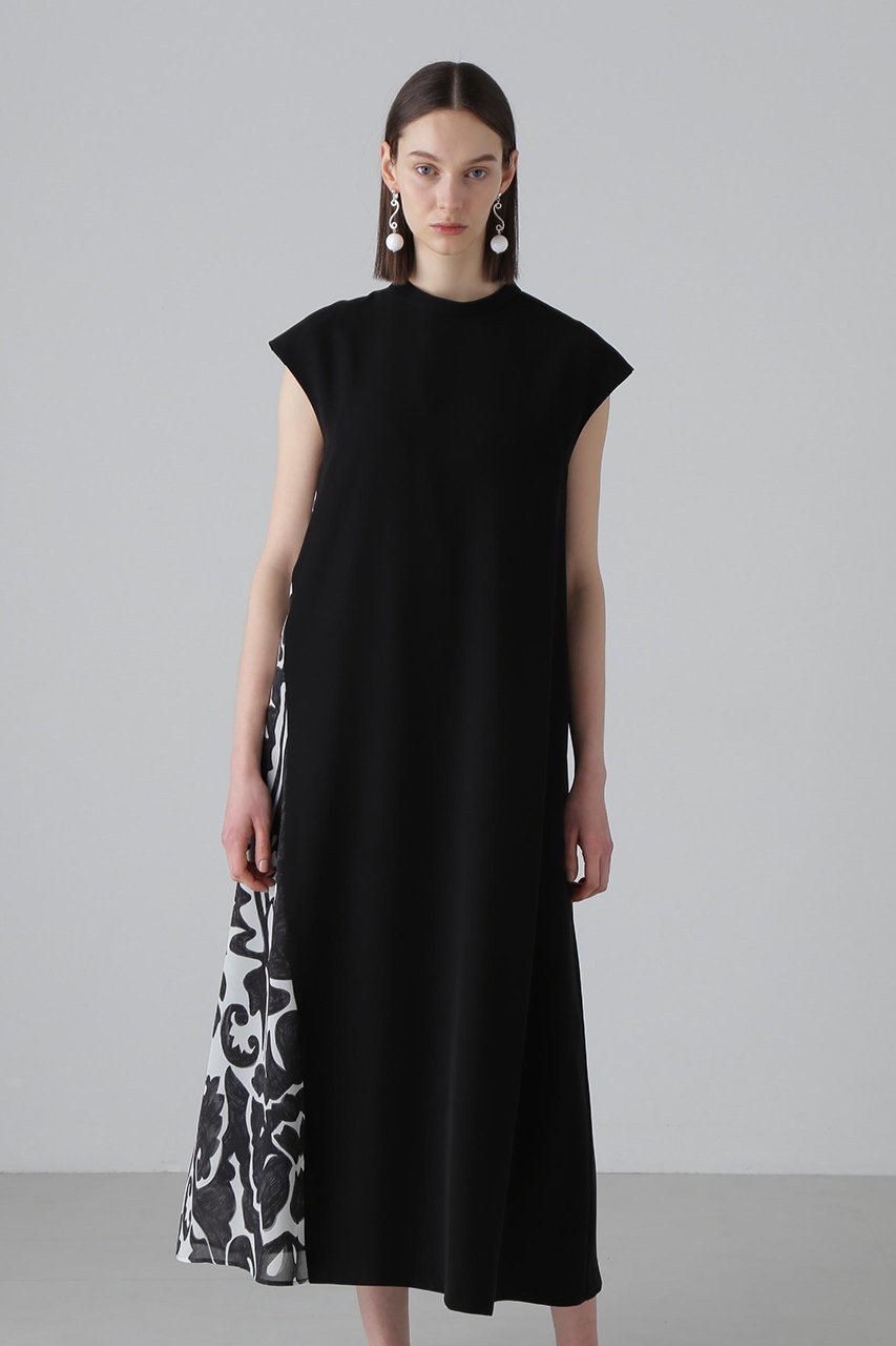 【アドーア/ADORE】のダマスクプリントワンピース 人気、トレンドファッション・服の通販 founy(ファニー) 　ファッション　Fashion　レディースファッション　Fashion for Women　ワンピース　Dresses　チュニック　Tunic Tops & Dresses　おすすめ　Recommended / Our Picks　オリエンタル　Oriental Pattern　サマー　Summer, Summer Style　シフォン　Chiffon, Lightweight Fabric　スカーフ　Scarf, Neckwear　チュニック　Tunic, Long Top　ドレス　Dress, One-Piece　プリント　Print, Printed Pattern　ロング　Long, Long-Length　再入荷　Restock / Back in Stock　other-2|ID: prp329100004513478 ipo3291000000034989017