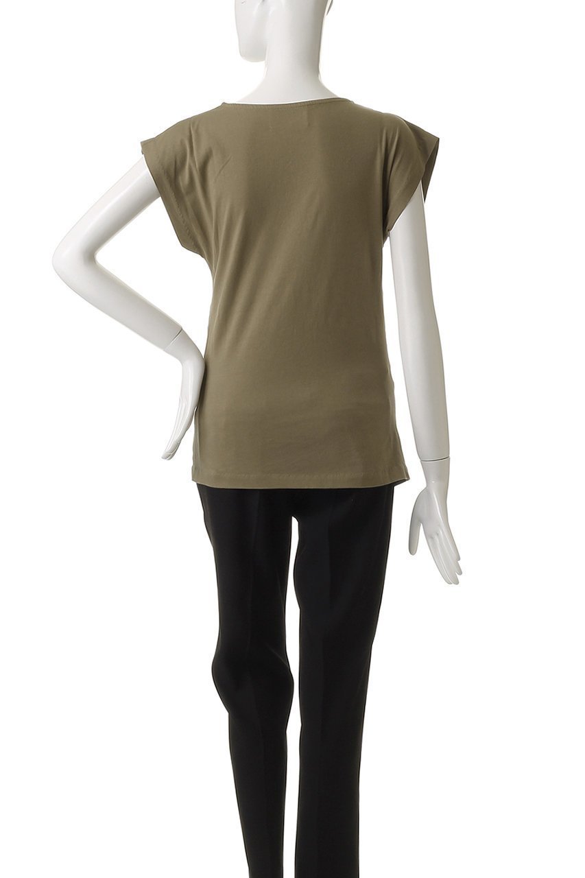【マーレット/MERLETTE】のREVERIE アシンメトリーギャザーカットソー 人気、トレンドファッション・服の通販 founy(ファニー) 　ファッション　Fashion　レディースファッション　Fashion for Women　トップス・カットソー　Cut & Sew Tops　シャツ・ブラウス・オフィスカジュアル　Elegant Blouses & Button-Ups　ロングTシャツ・Tシャツ　Longline T-Shirts & Tees　カットソー・ベーシックTシャツ　Cut-and-Sewn Tops / Stretch Tees & Basics　アシンメトリー　Asymmetrical Style　カットソー　Cut and Sewn Top　ギャザー　Gathered, Ruffled　ショート　Short, Short Length　スリーブ　Sleeve, Long Sleeve / Short Sleeve　デニム　Denim, Jeans Material　フィット　Fit, Slim Fit　フレア　Flare, Flared　フロント　Front, Front Design　ボトム　Bottoms, Lower Wear　other-4|ID: prp329100004513480 ipo3291000000032843699