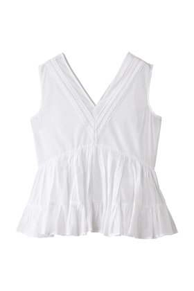 【マーレット/MERLETTE】 SENDA Vネックギャザーブラウス人気、トレンドファッション・服の通販 founy(ファニー) ファッション Fashion レディースファッション Fashion for Women トップス・カットソー Cut & Sew Tops キャミソール&ノースリーブ Camisoles & Sleeveless Tops シャツ・ブラウス・オフィスカジュアル Elegant Blouses & Button-Ups Vネックトップス V-Neck Tops / V-Cut Neckline Shirts ギャザー Gathered, Ruffled ノースリーブ Sleeveless, No-Sleeve フェミニン Feminine, Girly フォルム Silhouette, Form 再入荷 Restock / Back in Stock |ID:prp329100004513483