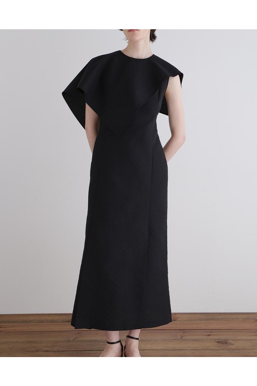 【ル フィル/LE PHIL】のタイルジャカードワンピース 人気、トレンドファッション・服の通販 founy(ファニー) 　ファッション　Fashion　レディースファッション　Ladies' Fashion Online　ワンピース　Dress　チュニック　Tunic　アシンメトリー　Asymmetry　ジャカード　Jacquard　スタンダード　Standard　スリット　Slit　チュニック　Tunic　フィット　Fit　モチーフ　Motif　ロング　Long　other-2|ID: prp329100004513484 ipo3291000000031901871