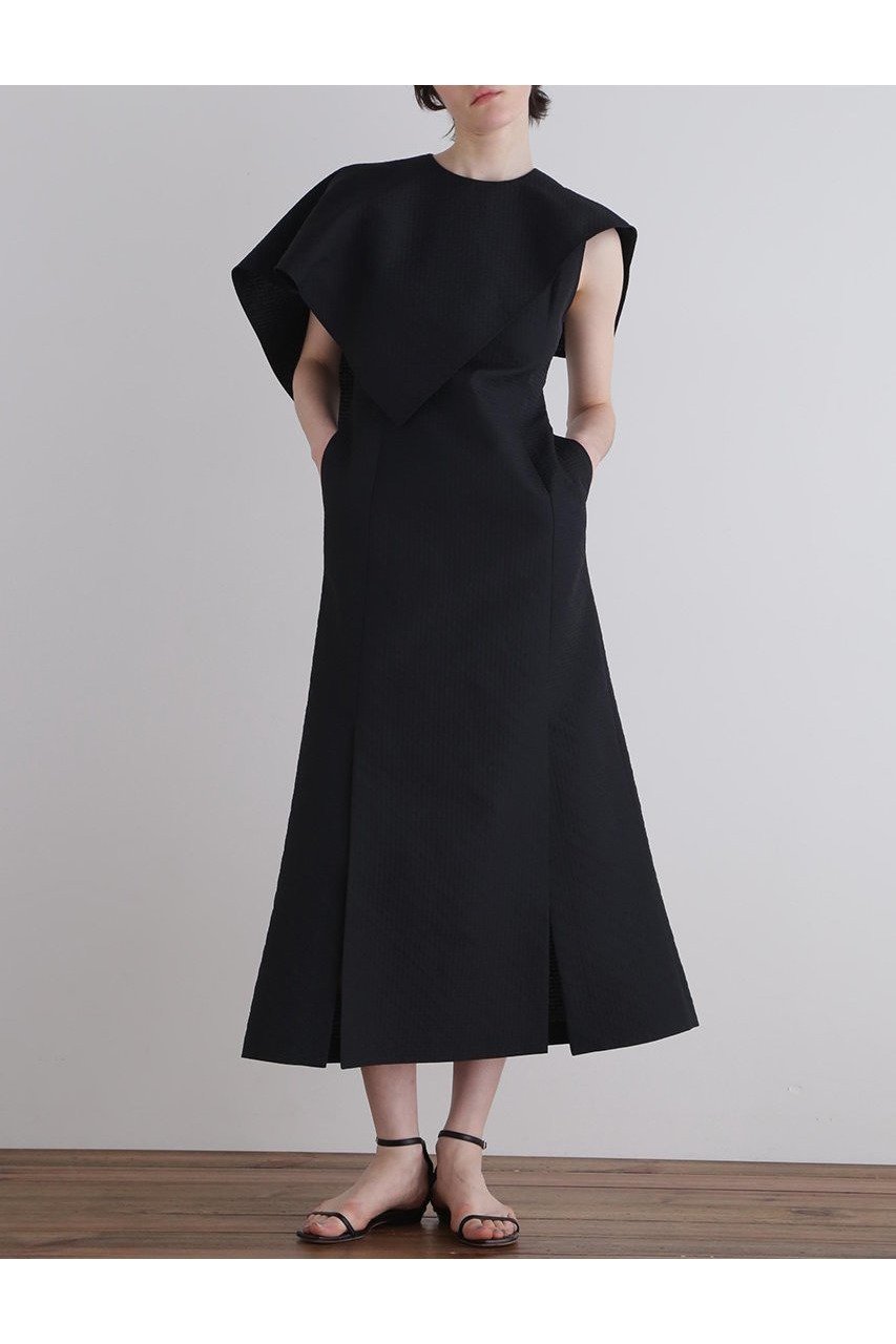 【ル フィル/LE PHIL】のタイルジャカードワンピース 人気、トレンドファッション・服の通販 founy(ファニー) 　ファッション　Fashion　レディースファッション　Ladies' Fashion Online　ワンピース　Dress　チュニック　Tunic　アシンメトリー　Asymmetry　ジャカード　Jacquard　スタンダード　Standard　スリット　Slit　チュニック　Tunic　フィット　Fit　モチーフ　Motif　ロング　Long　other-3|ID: prp329100004513484 ipo3291000000031901872