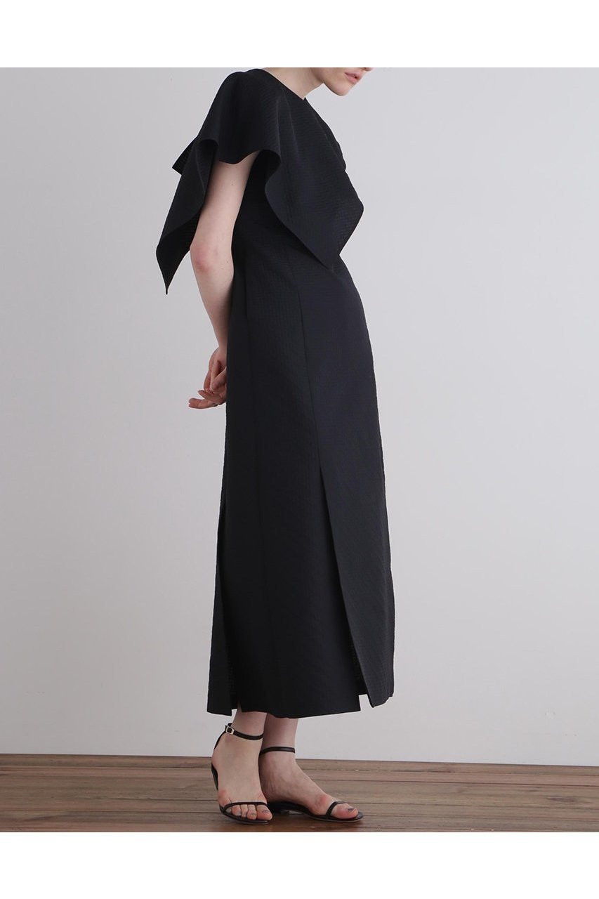 【ル フィル/LE PHIL】のタイルジャカードワンピース 人気、トレンドファッション・服の通販 founy(ファニー) 　ファッション　Fashion　レディースファッション　Ladies' Fashion Online　ワンピース　Dress　チュニック　Tunic　アシンメトリー　Asymmetry　ジャカード　Jacquard　スタンダード　Standard　スリット　Slit　チュニック　Tunic　フィット　Fit　モチーフ　Motif　ロング　Long　other-4|ID: prp329100004513484 ipo3291000000031901873