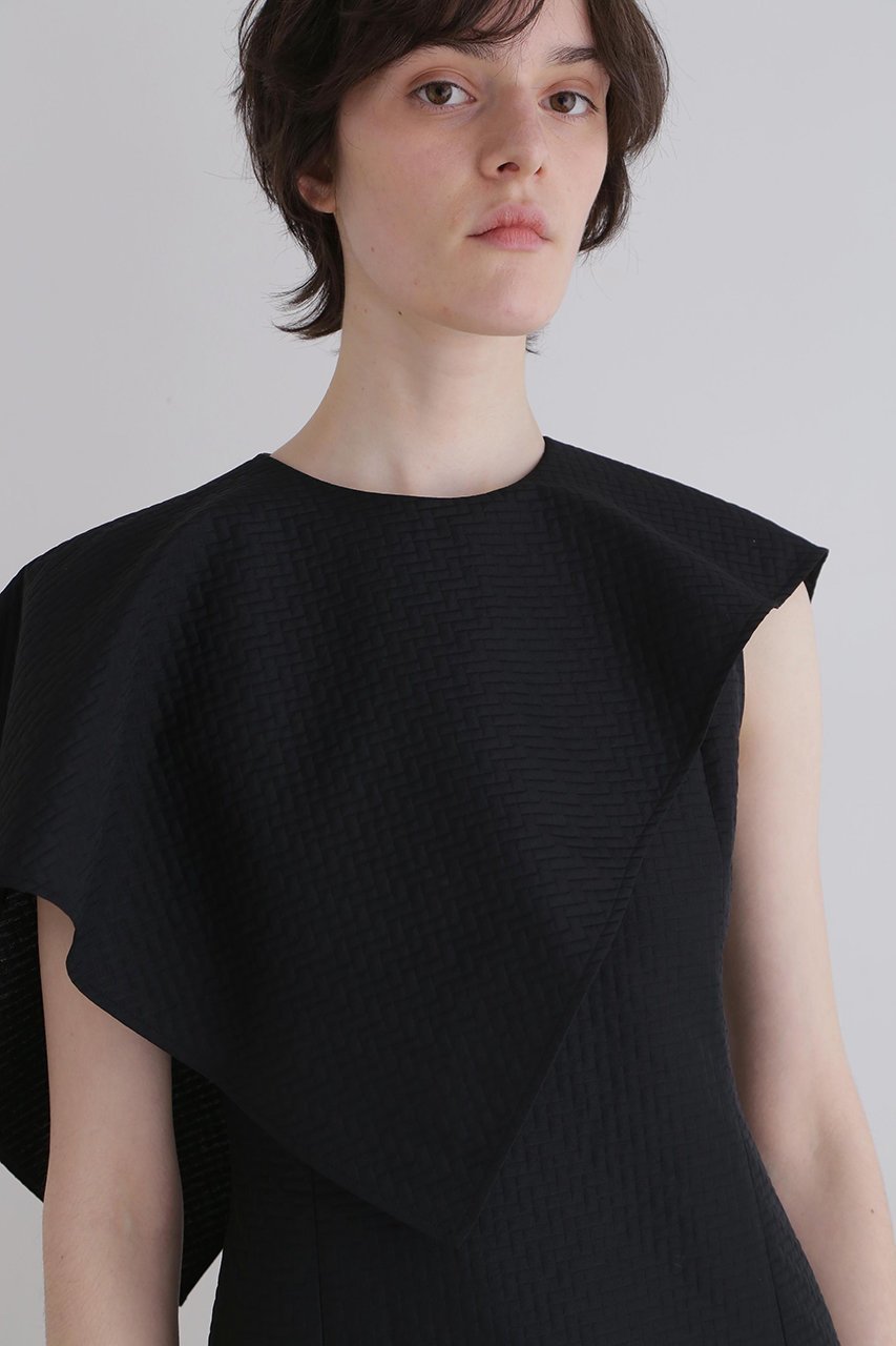 【ル フィル/LE PHIL】のタイルジャカードワンピース 人気、トレンドファッション・服の通販 founy(ファニー) 　ファッション　Fashion　レディースファッション　Fashion for Women　ワンピース　Dresses　チュニック　Tunic Tops & Dresses　アシンメトリー　Asymmetrical Style　ジャカード／ジャガード　Jacquard, Woven Pattern　スタンダード　Standard, Basic　スリット　Slit, Slit Detail　チュニック　Tunic, Long Top　フィット　Fit, Slim Fit　モチーフ　Motif, Design Theme　ロング　Long, Long-Length　other-5|ID: prp329100004513484 ipo3291000000035758843