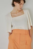 【ヒューエルミュージアム/hueLe Museum】の【hLM】スクエアネックブラウス ホワイト|ID: prp329100004513487 ipo3291000000036402973