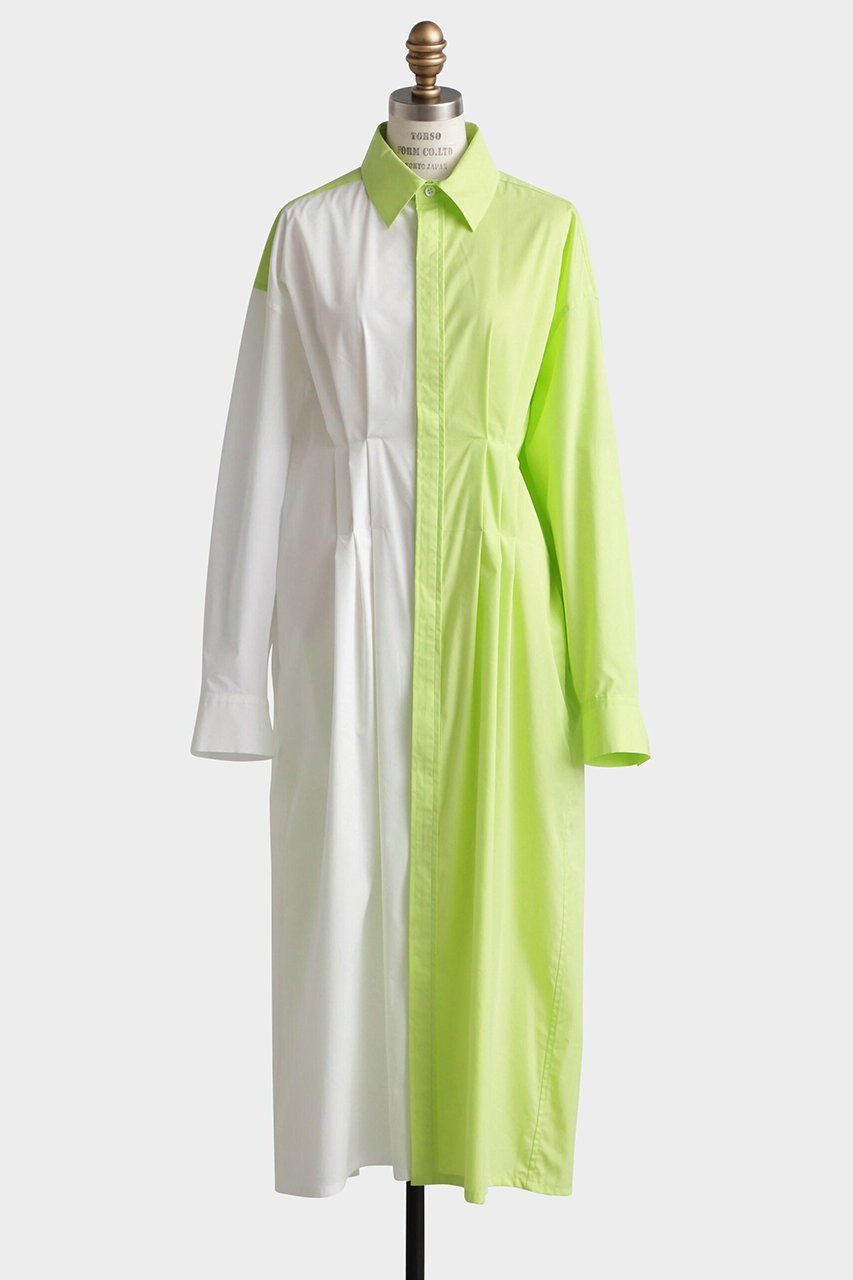 【ヒューエルミュージアム/hueLe Museum】の【STUMBLY】 Front Tuck Shirt Dress 人気、トレンドファッション・服の通販 founy(ファニー) 　ファッション　Fashion　レディースファッション　Fashion for Women　ワンピース　Dresses　フォーマル・パーティードレス・結婚式用ドレス　Elegant & Casual Dresses　チュニック　Tunic Tops & Dresses　チュニック　Tunic, Long Top　ドレス　Dress, One-Piece　ベーシック　Basic, Essential　ヨーク　Yoke, Yoke Design　ロング　Long, Long-Length　other-2|ID: prp329100004513488 ipo3291000000032903319