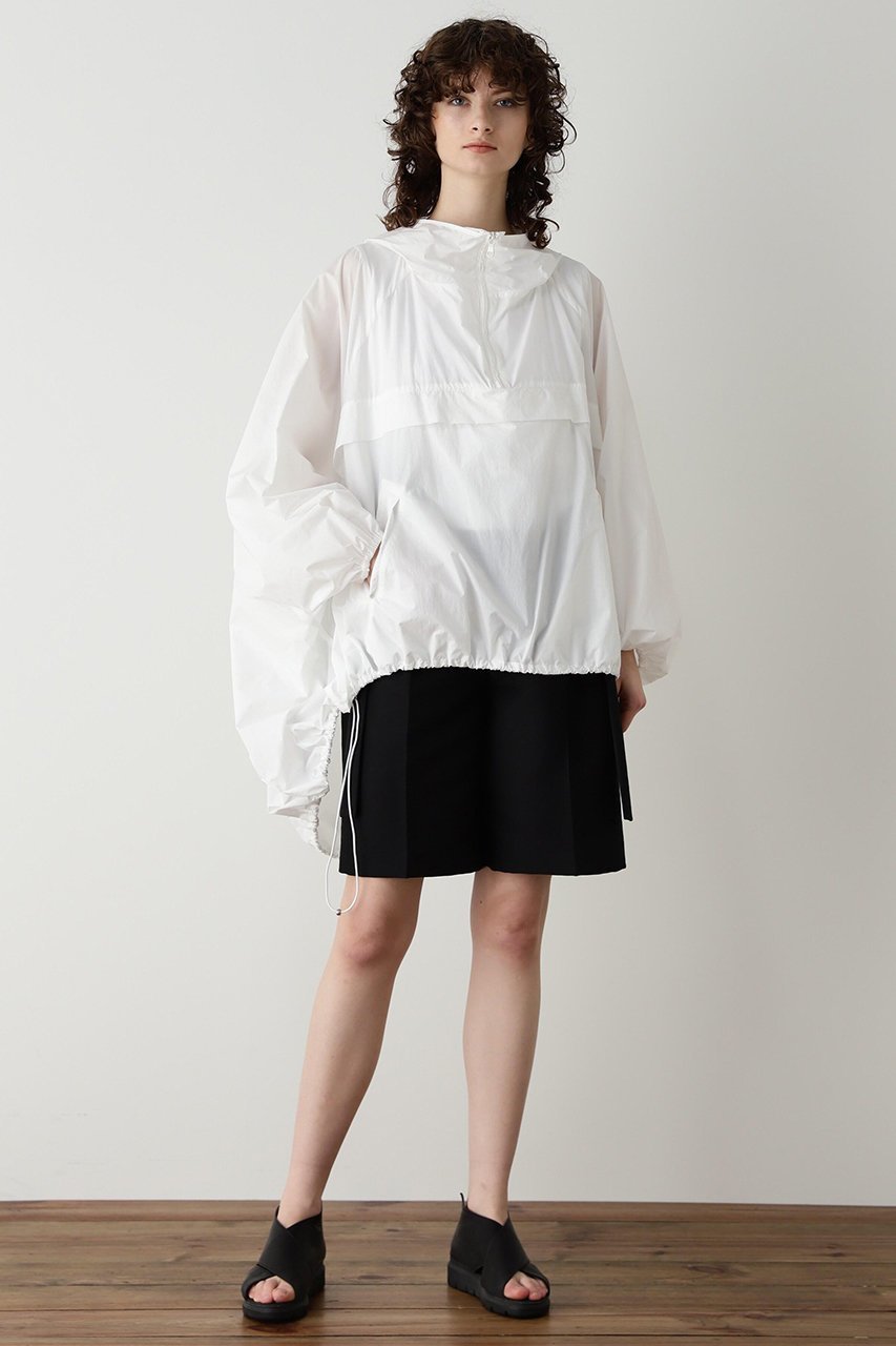 【ヒューエルミュージアム/hueLe Museum】の【STUMBLY】Packable New Anorack Hoodie インテリア・キッズ・メンズ・レディースファッション・服の通販 founy(ファニー) 　ファッション　Fashion　レディースファッション　Ladies' Fashion Online　アウター　Coat Outerwear　コート　Coats　ショート　Short　ドローコード　Draw Cord　パターン　Pattern　パーカー　Hoodie　フォルム　Form　ポケット　Pocket　ホワイト|ID: prp329100004513490 ipo3291000000031961184