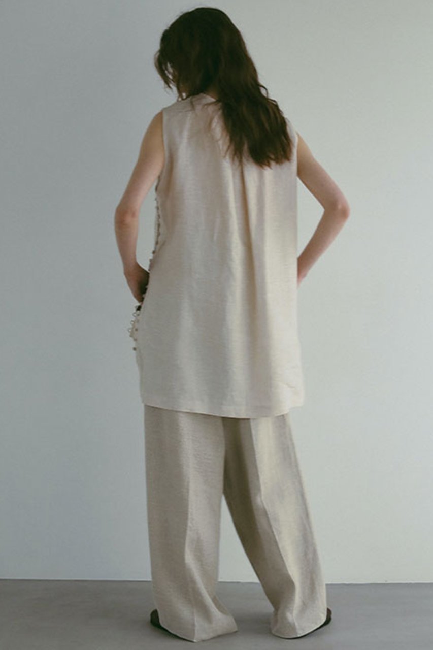 【エトレトウキョウ/ETRE TOKYO】のサイドボタンアップスリーブレストップス 人気、トレンドファッション・服の通販 founy(ファニー) 　ファッション　Fashion　レディースファッション　Fashion for Women　トップス・カットソー　Cut & Sew Tops　キャミソール&ノースリーブ　Camisoles & Sleeveless Tops　シャツ・ブラウス・オフィスカジュアル　Elegant Blouses & Button-Ups　コンパクト　Compact, Small Size　サマー　Summer, Summer Style　スリット　Slit, Slit Detail　ノースリーブ　Sleeveless, No-Sleeve　バランス　Balance, Style Balance　フェミニン　Feminine, Girly　フロント　Front, Front Design　エレガント 上品　Elegant　夏　Summer　other-6|ID: prp329100004513494 ipo3291000000032792493