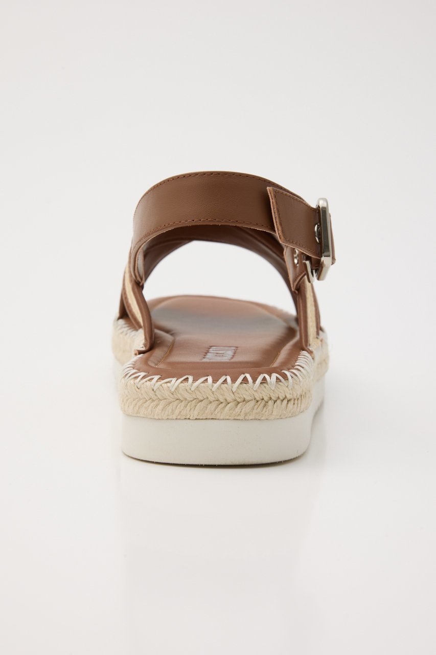 【スタッカート/STACCATO】のアランクロスプラットフォームサンダル 人気、トレンドファッション・服の通販 founy(ファニー) 　ファッション　Fashion　レディースファッション　WOMEN　クッション　Cushion　サンダル　Sandals　ジュート　Jute　リゾート　Resort　夏　Summer　手編み　Hand Knitting　NEW・新作・新着・新入荷　New Arrivals　軽量　Lightweight　other-5|ID: prp329100004513495 ipo3291000000031888068