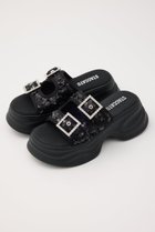 【スタッカート/STACCATO】のダズリングボリュームサンダル 人気、トレンドファッション・服の通販 founy(ファニー) ファッション Fashion レディースファッション Fashion for Women サンダル Sandals, Summer Shoes ストーン Stone, Gem-Like スパンコール Sequins, Sequin Embellishment thumbnail ブラック|ID: prp329100004513496 ipo3291000000034939952