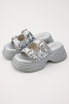 【スタッカート/STACCATO】のダズリングボリュームサンダル 人気、トレンドファッション・服の通販 founy(ファニー) ファッション Fashion レディースファッション Fashion for Women サンダル Sandals, Summer Shoes ストーン Stone, Gem-Like スパンコール Sequins, Sequin Embellishment thumbnail シルバー|ID: prp329100004513496 ipo3291000000034939953