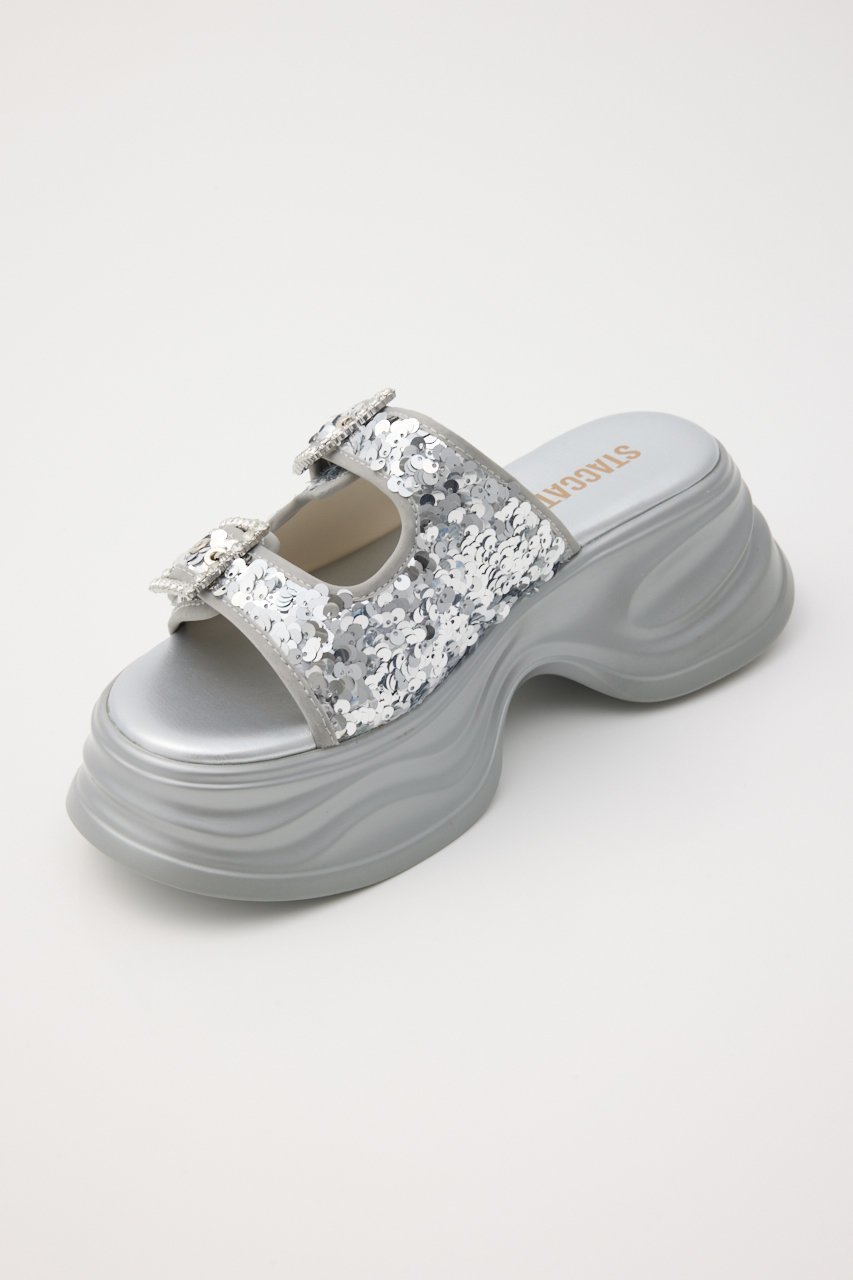 【スタッカート/STACCATO】のダズリングボリュームサンダル 人気、トレンドファッション・服の通販 founy(ファニー) 　ファッション　Fashion　レディースファッション　Fashion for Women　サンダル　Sandals, Summer Shoes　ストーン　Stone, Gem-Like　スパンコール　Sequins, Sequin Embellishment　other-8|ID: prp329100004513496 ipo3291000000034939960