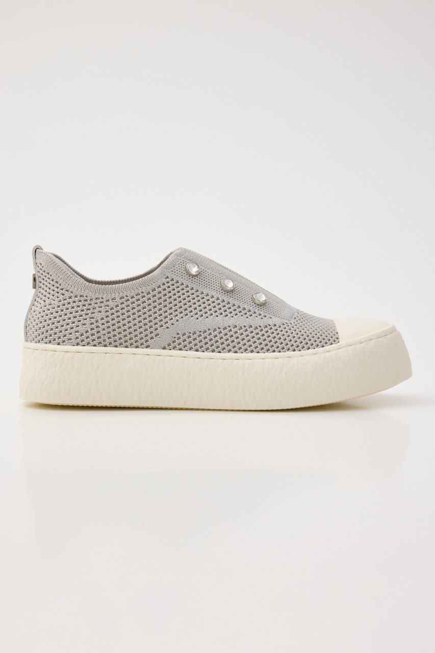 【スタッカート/STACCATO】のストーンハンディプラットフォームスリッポン 人気、トレンドファッション・服の通販 founy(ファニー) 　ファッション　Fashion　レディースファッション　Fashion for Women　エレガント 上品　Elegant　シューズ　Shoes, Footwear　ストーン　Stone, Gem-Like　フラット　Flat, Flat Shoes　厚底　Platform Shoes　other-4|ID: prp329100004513502 ipo3291000000034939399