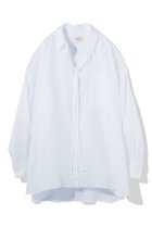 【ティーチ/TEECHI】のリボンリネンシャツ ブルー|ID:prp329100004514963