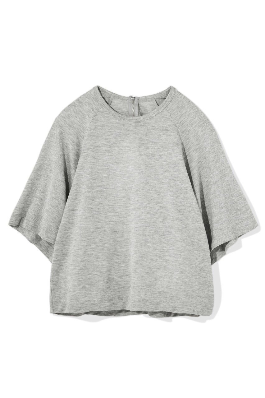 【ティーチ/TEECHI】のドレープスリーブトップス インテリア・キッズ・メンズ・レディースファッション・服の通販 founy(ファニー) 　ファッション　Fashion　レディースファッション　WOMEN　トップス・カットソー　Tops/Tshirt　シャツ/ブラウス　Shirts/Blouses　ショート　Short　スリーブ　Sleeve　ドレープ　Drape　夏　Summer　定番　Standard　NEW・新作・新着・新入荷　New Arrivals　春　Spring　S/S・春夏　Ss・Spring/Summer　グレー|ID: prp329100004514964 ipo3291000000031900566