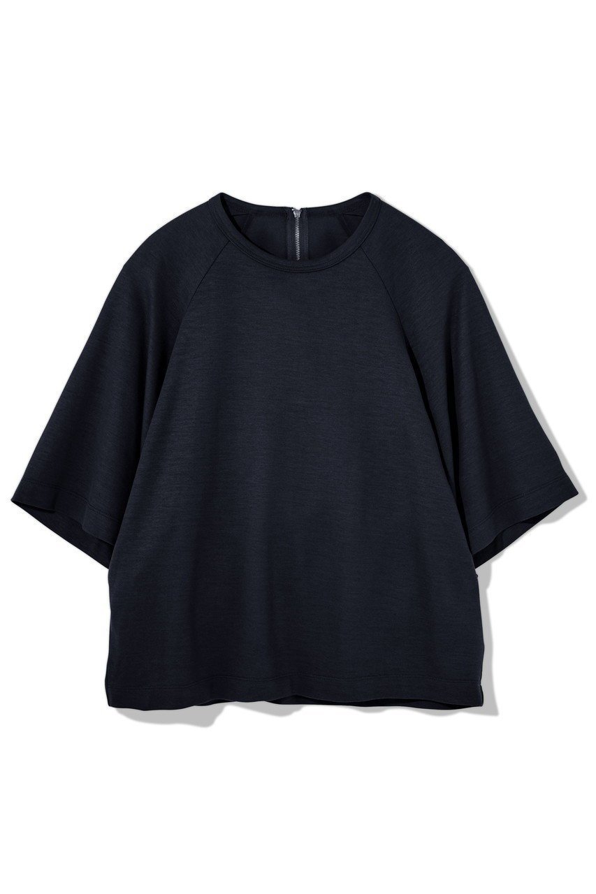 【ティーチ/TEECHI】のドレープスリーブトップス インテリア・キッズ・メンズ・レディースファッション・服の通販 founy(ファニー) 　ファッション　Fashion　レディースファッション　WOMEN　トップス・カットソー　Tops/Tshirt　シャツ/ブラウス　Shirts/Blouses　ショート　Short　スリーブ　Sleeve　ドレープ　Drape　夏　Summer　定番　Standard　NEW・新作・新着・新入荷　New Arrivals　春　Spring　S/S・春夏　Ss・Spring/Summer　ネイビー|ID: prp329100004514964 ipo3291000000031900567