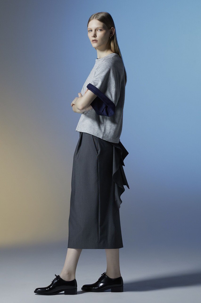 【ティーチ/TEECHI】のドレープスリーブトップス 人気、トレンドファッション・服の通販 founy(ファニー) 　ファッション　Fashion　レディースファッション　Fashion for Women　トップス・カットソー　Cut & Sew Tops　シャツ・ブラウス・オフィスカジュアル　Elegant Blouses & Button-Ups　ショート　Short, Short Length　スリーブ　Sleeve, Long Sleeve / Short Sleeve　ドレープ　Drape, Draping Fabric　夏　Summer　定番　Standard, Basic Item　春　Spring　S/S・春夏　SS, Spring/Summer, Warm Season　other-6|ID: prp329100004514964 ipo3291000000032904997