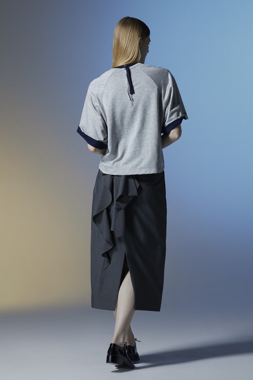 【ティーチ/TEECHI】のドレープスリーブトップス 人気、トレンドファッション・服の通販 founy(ファニー) 　ファッション　Fashion　レディースファッション　Fashion for Women　トップス・カットソー　Cut & Sew Tops　シャツ・ブラウス・オフィスカジュアル　Elegant Blouses & Button-Ups　ショート　Short, Short Length　スリーブ　Sleeve, Long Sleeve / Short Sleeve　ドレープ　Drape, Draping Fabric　夏　Summer　定番　Standard, Basic Item　春　Spring　S/S・春夏　SS, Spring/Summer, Warm Season　other-7|ID: prp329100004514964 ipo3291000000032905000