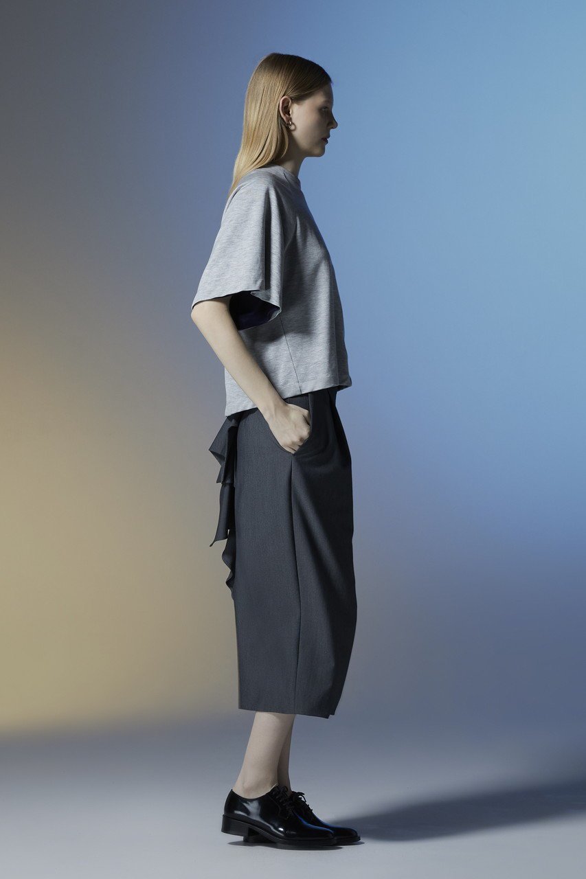 【ティーチ/TEECHI】のドレープスリーブトップス 人気、トレンドファッション・服の通販 founy(ファニー) 　ファッション　Fashion　レディースファッション　Fashion for Women　トップス・カットソー　Cut & Sew Tops　シャツ・ブラウス・オフィスカジュアル　Elegant Blouses & Button-Ups　ショート　Short, Short Length　スリーブ　Sleeve, Long Sleeve / Short Sleeve　ドレープ　Drape, Draping Fabric　夏　Summer　定番　Standard, Basic Item　春　Spring　S/S・春夏　SS, Spring/Summer, Warm Season　other-8|ID: prp329100004514964 ipo3291000000032905002